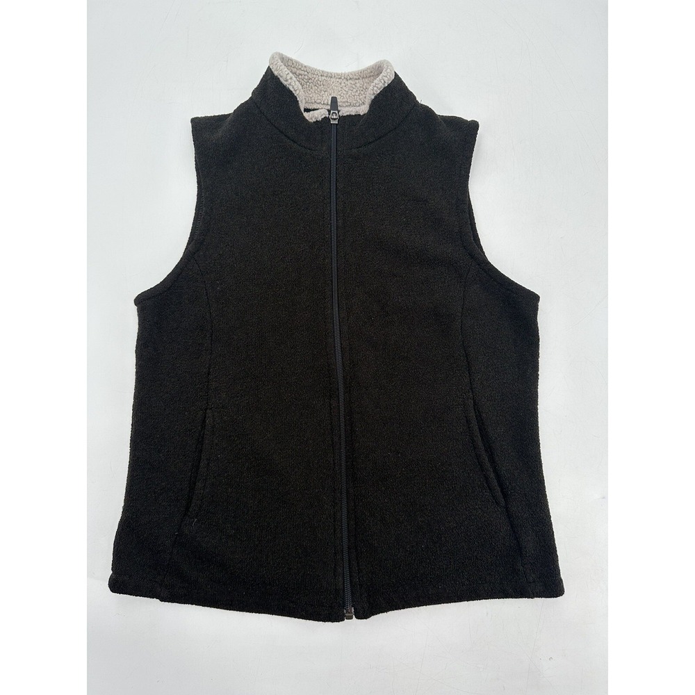 Kuhl Alfpaca Fleece Full Zip Vest Women's Size Small Brown Hiking Lightweight